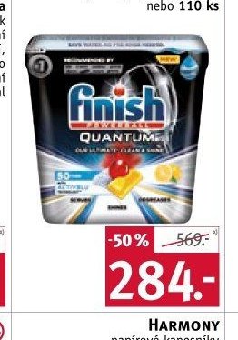 Finish tablety do myčky, 50, 60, 80 nebo 110 ks