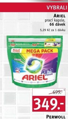ARIEL prací kapsle, 66 dávek