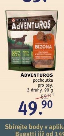 ADVENTUROS pochoutka pro psy, 3 druhy, 90 g