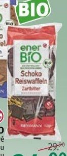ENERBIO Schoko Reiswaffeln Zartbitter