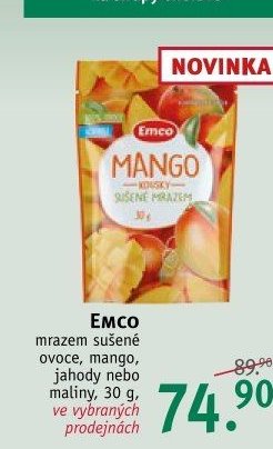EMCO mrazem sušené ovoce