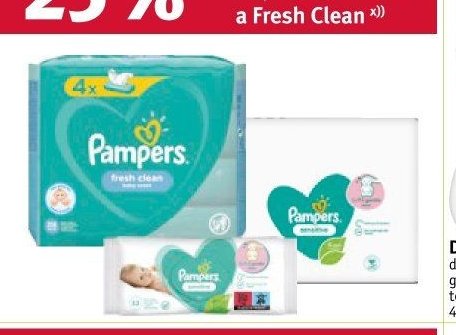 Pampers Sensitive a Fresh Clean