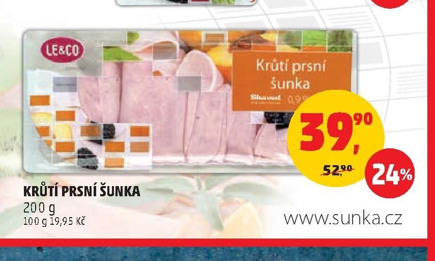 KRŮTÍ PRSNÍ ŠUNKA - Penny Market aktualniletaky.eu