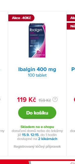 Ibalgin 400 mg 100 tablet