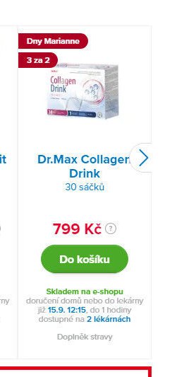 Dr.Max Collagen Drink 30 sáčků