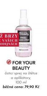 FOR YOUR BEAUTY čisticí sprej na štětce a aplikátory, 100 ml