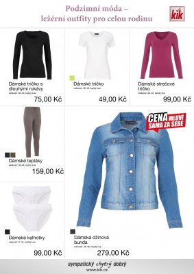 aktuální leták Kik textil 13.9.2021-3.10.2021