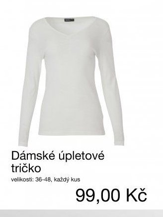 Dámské úpletové tričko