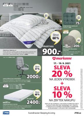 aktuální leták Jysk 16.9.2021-29.9.2021