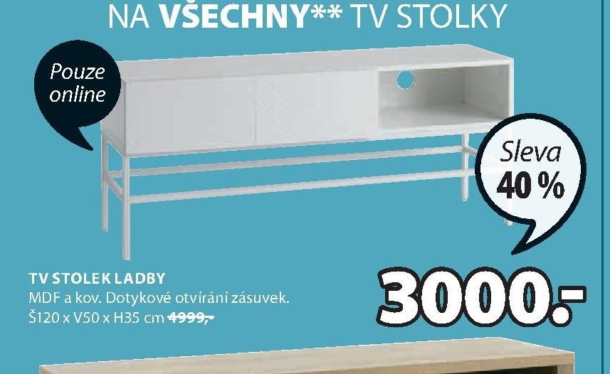 TV STOLEK LADBY