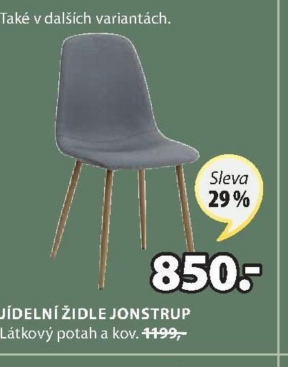 JÍDELNÍ ŽIDLE JONSTRUP - Jysk aktualniletaky.eu