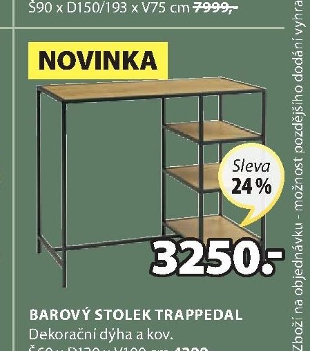BAROVÝ STOLEK TRAPPEDAL - Jysk aktualniletaky.eu