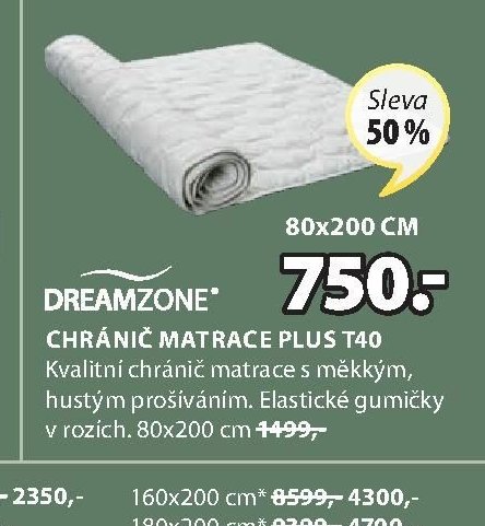 Chránič matrace PLUS T40