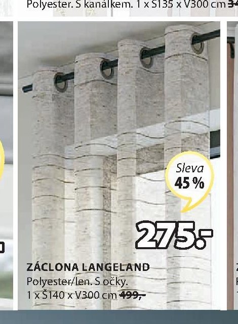 ZÁCLONA LANGELAND