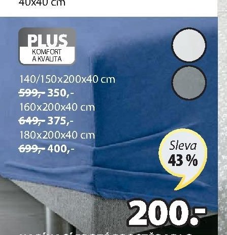 Napínací froté prostěradlo