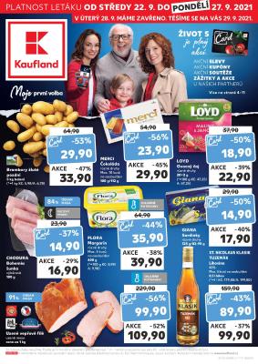 aktuální leták Kaufland 22.9.2021-27.9.2021