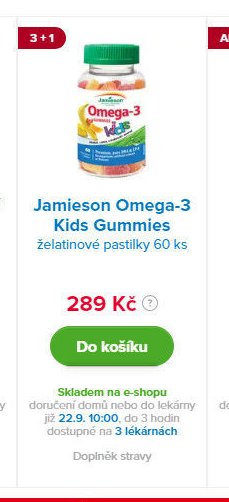Jamieson Omega-3 Kids Gummies