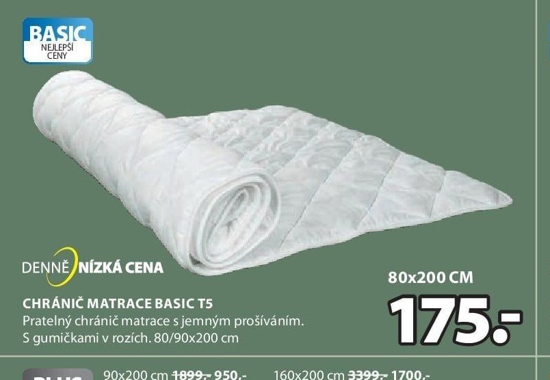 CHRÁNIČ MATRACE BASIC T5