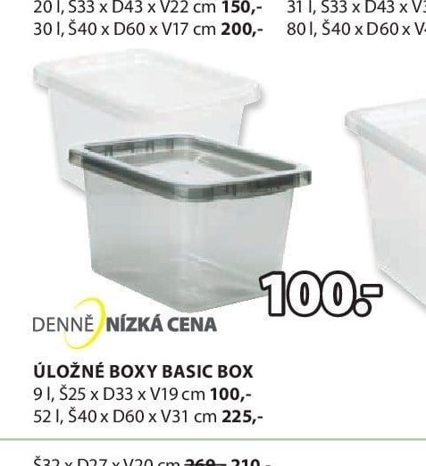 ÚLOŽNÉ BOXY BASIC BOX 9 l