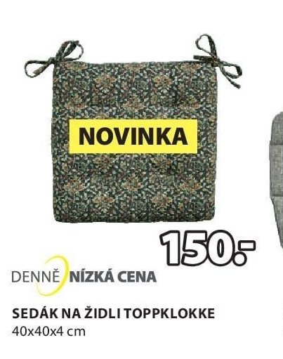 SEDÁK NA ŽIDLI TOPPKLOKKE