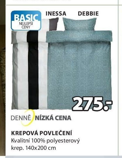 Krepové povlečení INESSA