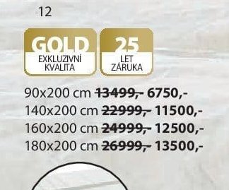 Matrace GOLD