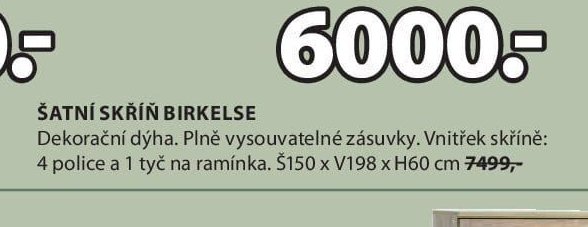 ŠATNÍ SKŘÍŇ BIRKELSE