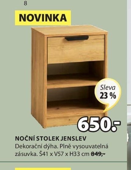 NOČNÍ STOLEK JENSLEV