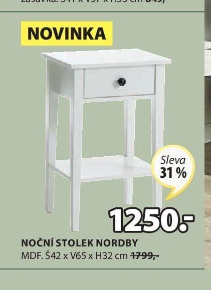 NOČNÍ STOLEK NORDBY