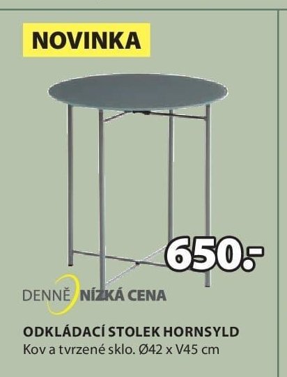 ODKLÁDACÍ STOLEK HORNSYLD
