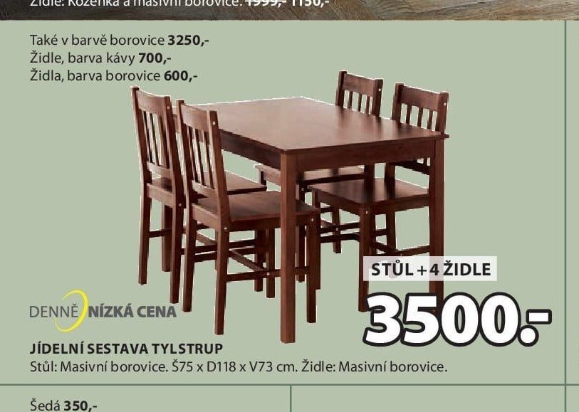 JÍDELNÍ SESTAVA TYLSTRUP