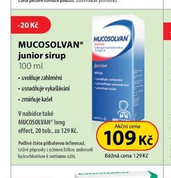 MUCOSOLVAN junior sirup 100 ml
