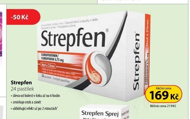Strepfen 24 pastilek