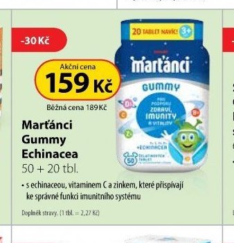 Martánci Gummy Echinacea 50 + 20 tbl.