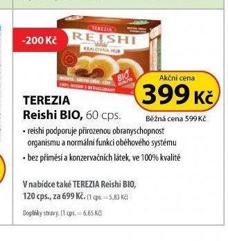 TEREZIA Reishi BIO, 60 cps.