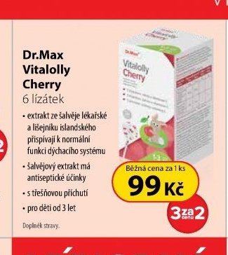 Dr.Max Vitalolly Cherry - Dr. Max aktualniletaky.eu