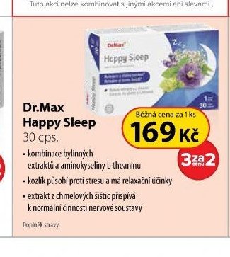 Dr.Max Happy Sleep - Dr. Max aktualniletaky.eu
