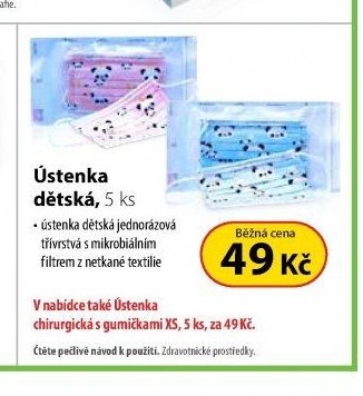 Ústenka dětská 5 ks - Dr. Max aktualniletaky.eu