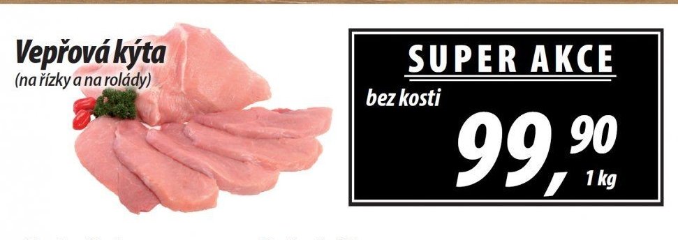 Vepřová kýta - ZEMAN maso - uzeniny aktualniletaky.eu