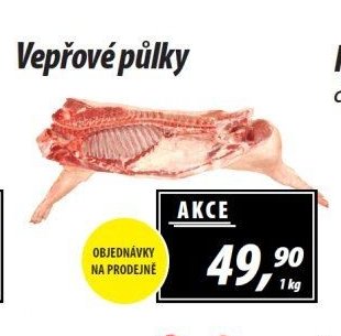 Vepřové půlky - ZEMAN maso - uzeniny aktualniletaky.eu