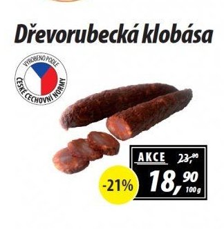Dřevorubecká klobása - ZEMAN maso - uzeniny aktualniletaky.eu