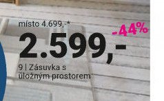 9 | Zásuvka s úložným prostorem