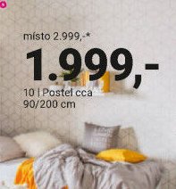 Postel cca 90/200 cm
