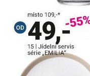 Jídelní servis série EMILIA
