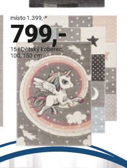 Dětský koberec UNICORN