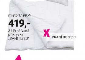 Prošívaná přikrývka SANITIZED