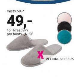 Přezůvky pro hosty NIKI