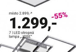 LED STROPNÍ LAMPA „JOSE“