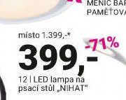 LED LAMPA NA PSACÍ STŮL „NIHAT“