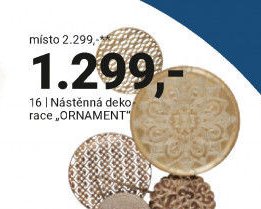 Nástěnná dekorace ORNAMENT